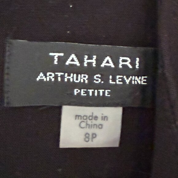 Tahari Classic Black Jumpsuit with Pockets Size 8P - Picture 5 of 12